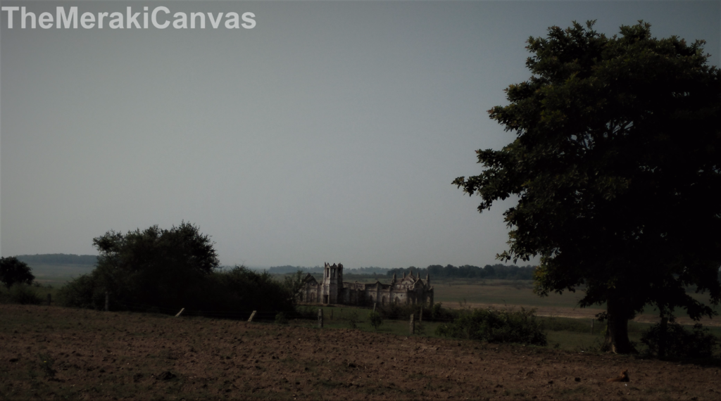 The church seen from a distance